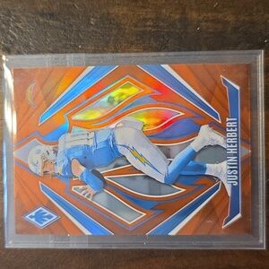 Panini Chargers Trading Card with Blue and White